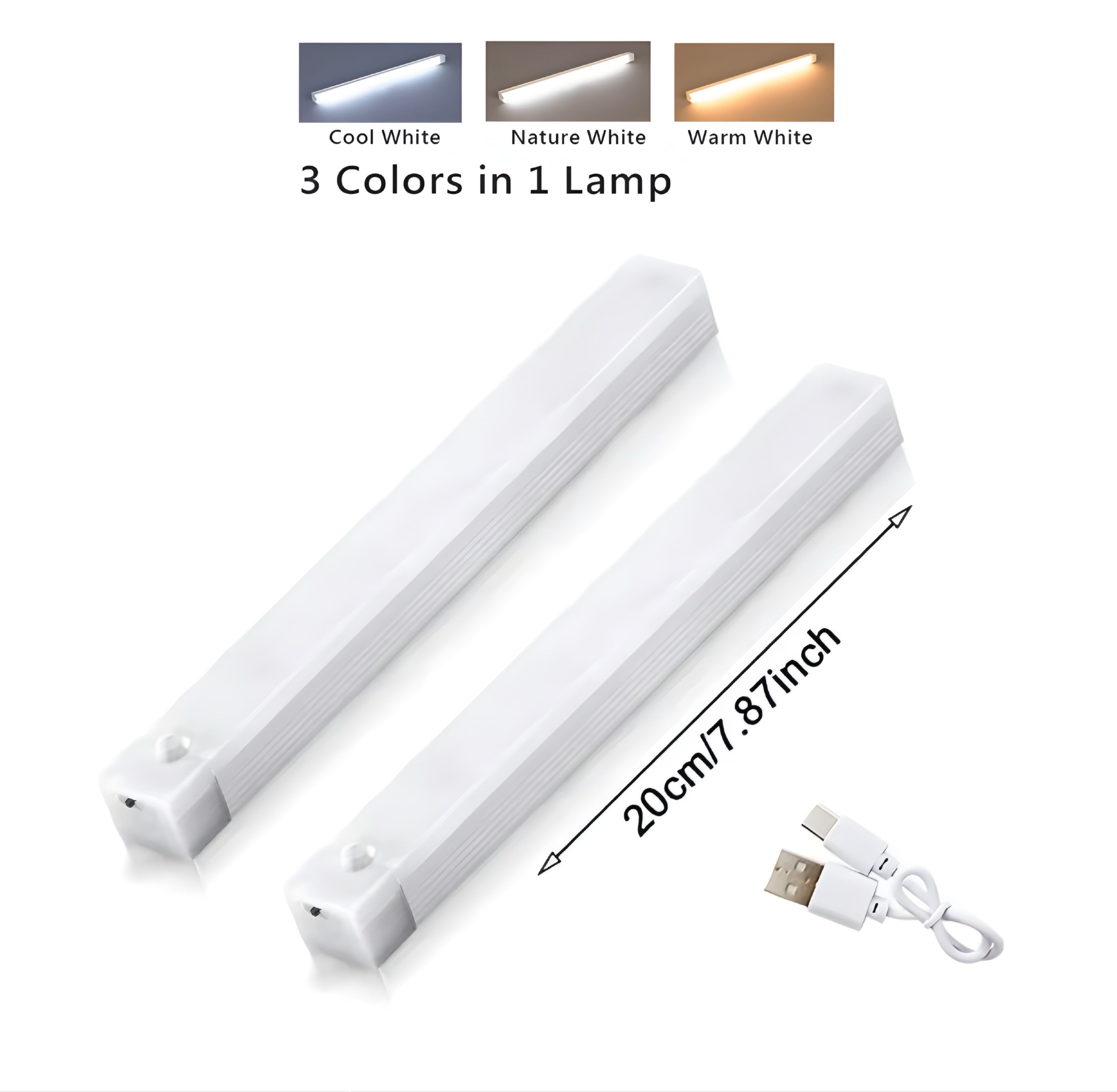 Smart Motion Sensor LED Light – 3 Color Modes.