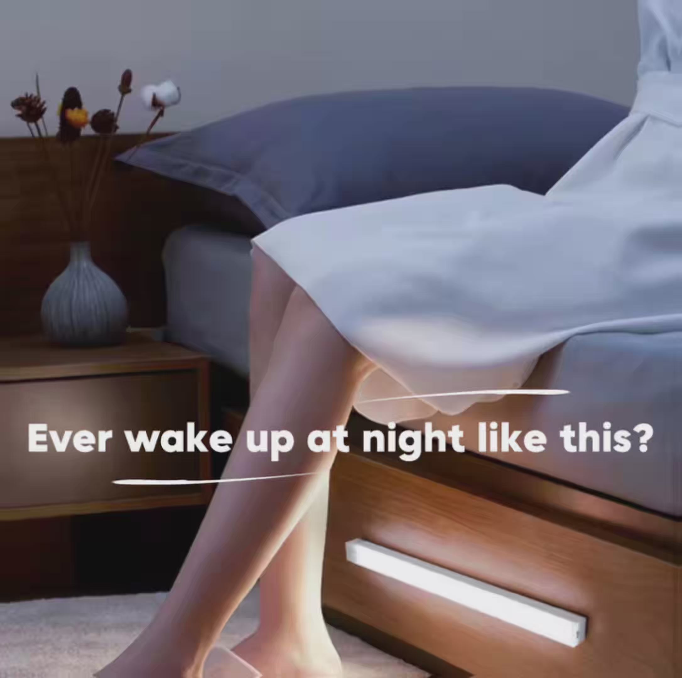 Smart Motion Sensor LED Light – USB Rechargeable | 3 Color Modes